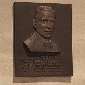 bronzen plaquette voor Feyenoord